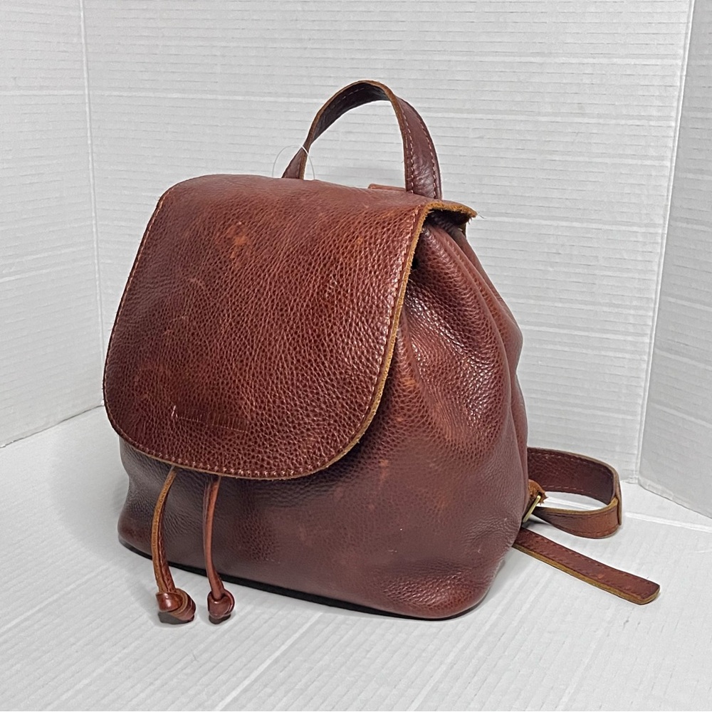 Portland Leather Brown Backpack